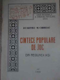 CANTECE POPULARE DE JOC DIN REGIUNEA IASI-DUMITRU M. CHIRIAC