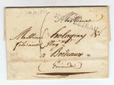 France 1824 Cover + Content 30 MONTREJEAU to BORDEAUX D.820