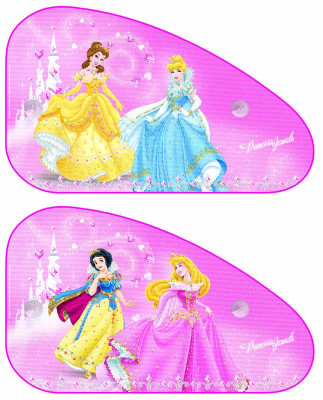 Parasolare Disney Princess 66x42 cm , set 2 buc. Kft Auto foto