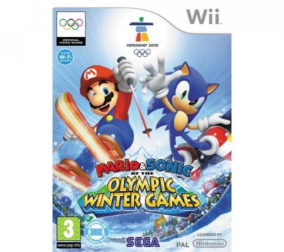 Joc Wii Mario Sonic at the Olympic Winter Games Nintendo joc Wii classic/mini/U foto