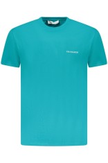 Trussardi Tricou barbati, cu imprimeu grafic pe spate, Regular fit, Albastru deschis, M foto