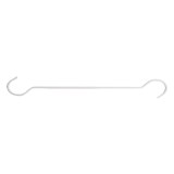 Cuier metal alb 80x6x1 cm