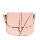 Geanta roz crossbody din piele ecologica