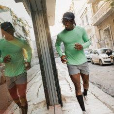 Șort de alergare cu uscare rapidă pentru bărbați