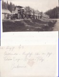 Dorna (Bucovina, Suceava)-Tren militar- WWI, WK1-rara, Circulata, Printata