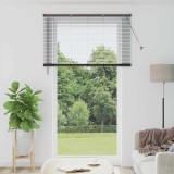 Jaluzea pentru Fereastră cu perdele Altele Manual Negru 135 x 220 cm Aluminiu