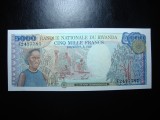 RWANDA 5000 FRANCI 1988 UNC