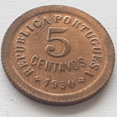 117. Moneda Capul Verde - Colonie Portugheza 5 centavos 1930