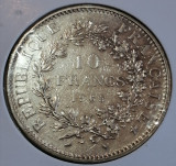 Moneda argint 10 francs 1965 AUNC