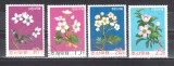 A12 S2 7 - Timbre foarte vechi - Coreea de nord - flori, Flora, Stampilat