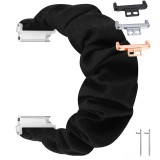Curea textila elastica, compatibila Huawei Watch Fit 1, cu adaptor dedicat, Scrunchies 5