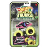 Masinuta Monster Trucks, Hot Wheels, Glow in the Dark, 1:64, Piran-Ahhh, HGX14