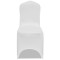 Huse de scaun elastice, 24 buc., alb - 3