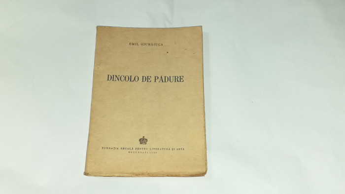EMIL GIURGIUCA - DINCOLO DE PADURE versuri Ed.1943
