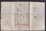 Great Britain 1840 Postal History Rare Pre-Stamp Cover + Content Middlesex D.929