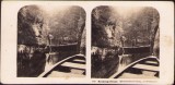 ST57N Riesengebirge, Adersbacher Felsen, der Felsensee, 1904, stereoscopic photo