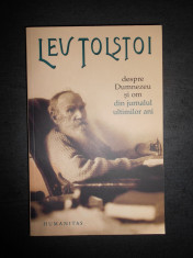 LEV TOLSTOI - DESPRE DUMNEZEU SI OM. DIN JURNALUL ULTIMILOR ANI (1907-1910) foto