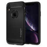 Husa APPLE iPhone XR - Rugged Armor (Negru) Spigen