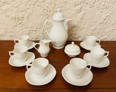 SET DE 15 PIESE PENTRU CAFEA (EXPRESSO), DIN PORTELAN FOARTE FIN - ROSENTHAL foto