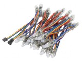 Banda LED RGB 50 diode &Oslash;12mm cu Controler WS2801 5VDC