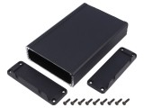 Carcasă Aluminiu Neagră IP54 104x160x32mm