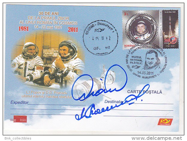 bnk fil Maxima 2011 Dumitru Prunariu - autograf