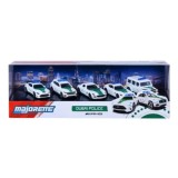 MAJORETTE SET 5 MASINUTE DE POLITIE DUBAI METALICE MERCEDES AMG 7.5CM