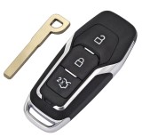 Cumpara ieftin Carcasa Cheie Auto Techstar, Compatibila Ford Mondeo, Mustang, Focus, Fusion, S-Max, Galaxy, Explorer, cu 3 butoane si Lama HU101