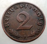 2.876 GERMANIA 2 REICHSPFENNIG 1938 F, Europa, Bronz