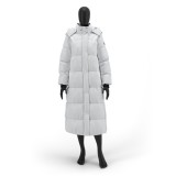 Geaca dama oversize Antonio Gatti alba GF010