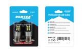 Set becuri auto cu LED CANBUS compatibil P21/5W BA15D 15 SMD 7.5W Alb 12/24V,