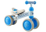 Bicicleta fara pedale, cu roti duble, pentru copii, Blue Bello, LeanToys, 5263