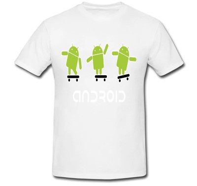 Tricou &amp;quot; Android skateboard &amp;quot; foto
