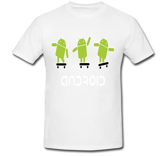 Tricou &quot; Android skateboard &quot;