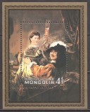 MONGOLIA 1981 PICTURA REMBRANDT ( colita dantelata ) MNH, Nestampilat