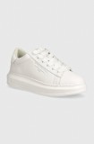 Karl Lagerfeld sneakers din piele KAPRI MENS culoarea alb, KL52584