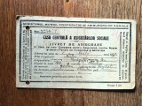 Casa Centrala a Asigurarilor Sociale - Livret de Asigurare 1932 / CD1P