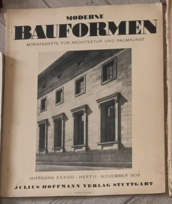 Bauformen - November 1939 foto