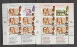 ROMANIA 2025 MIHAI EMINESCU Set 2 minicoli cu cate 5 timbre si o vinieta( vunuete diferite) LP.2499mc1+mc2 MNH**