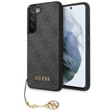 Guess Husa 4G Charms Samsung Galaxy S23 Plus Gri