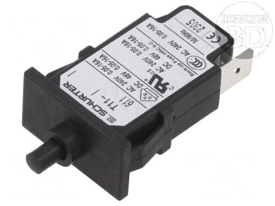 &amp;Icirc;ntrerupător de supracurent Unom 240VAC 48VDC 1,5A SPST MCB foto