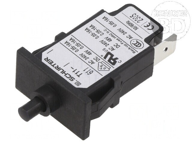 &Icirc;ntrerupător de supracurent Unom 240VAC 48VDC 1,5A SPST MCB