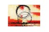 Tablou abstract pictat manual living, birou, Lumi paralele 4, 90x60cm ulei pe panza efect 3D, gata de agatat pe perete
