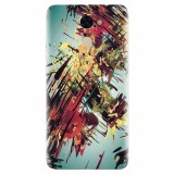 Husa silicon pentru Huawei Y7 Prime 2017, Complex Abstract Colorful 3D Drawing