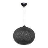 Cumpara ieftin Lustra cu o singura lumina PWL-1112, E27, negru, 38x75 cm