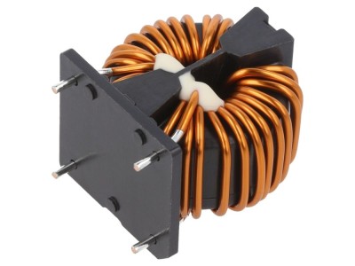 Inductor bobinat THT 4,1mH 11A foto