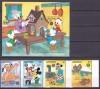 Lesotho 1986 Disney Craciun MI 613-616 + bl.38 MNH, Nestampilat