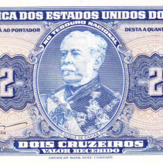 Bancnota Brazilia 2 Cruzeiros (1954-58) - P151b UNC