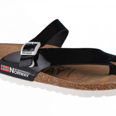 Papuci flip-flop Geographical Norway Sandalias Infradito Donna GNW20415-35 negru