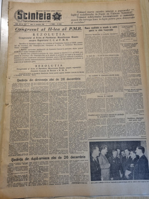 scanteia 27 decembrie 1955-al doilea congres al partidului muncitoresc roman foto